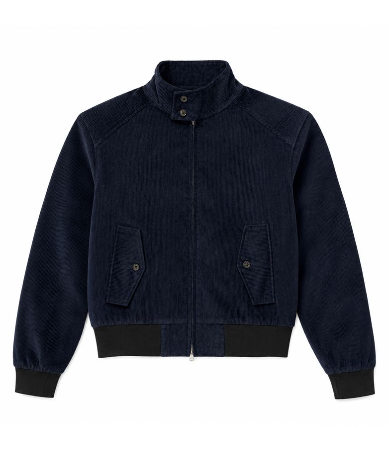 Corduroy Harrington Jacket (NAVY)