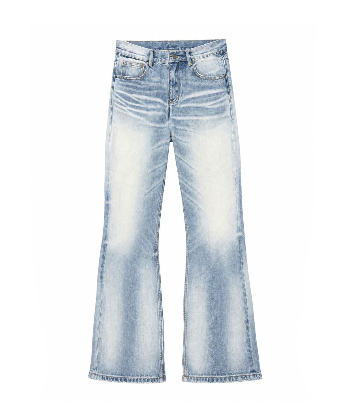 포스센스티브(FORCESENSITIVE) Washing Blue Flare Pants