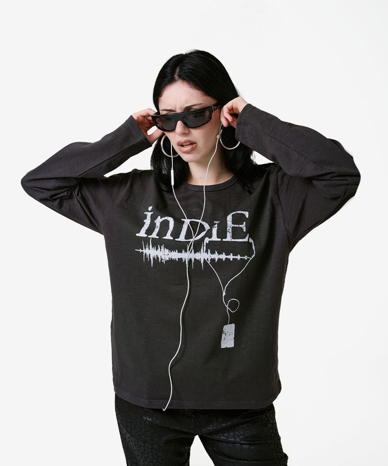 INDIE Slab Long Sleeve (Charcoal)