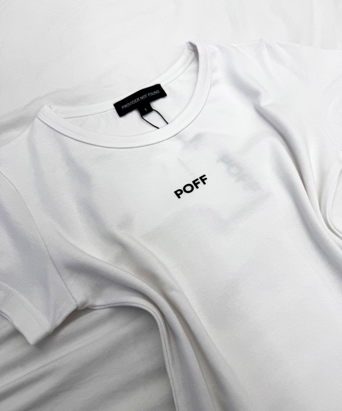 포프 서울(POFF SEOUL) HALF TEE [ MINT,WHITE,BLACK ]