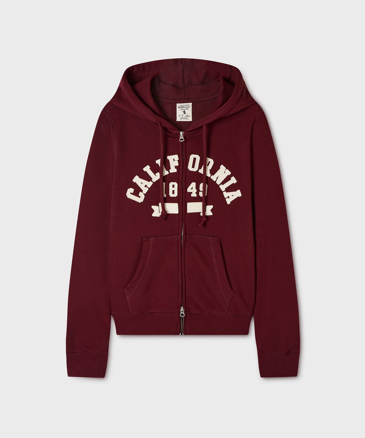 후아유(WHO.A.U) Signature Slim-fit Patch Hood Zip-up(F) / WHMZG4991F