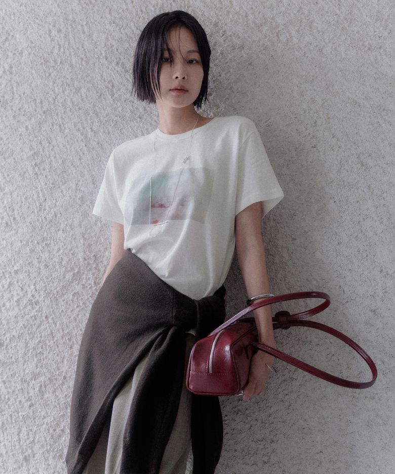 드리밍 그래픽 울 티셔츠