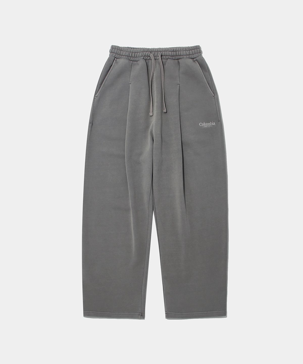 컬럼비아 유니버시티(COLUMBIA UNIVERSITY) NYC EMB DYED TERRY PINTUCK SWEATPANTS_GRAY