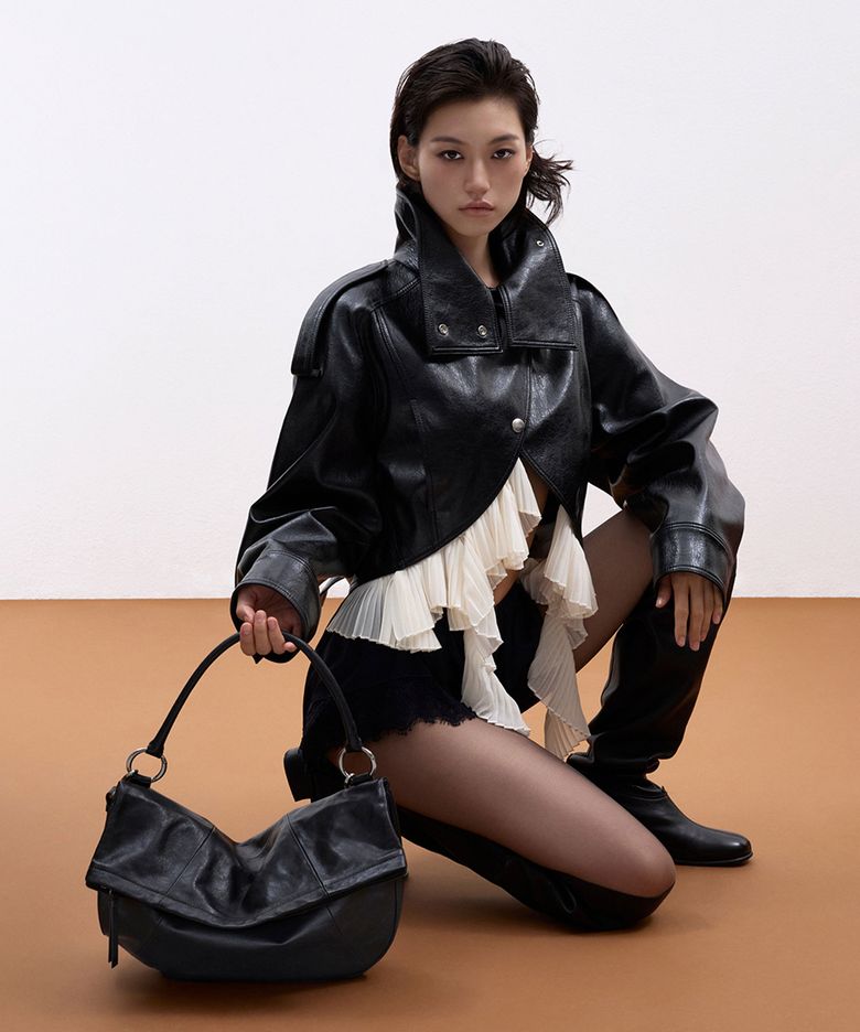 Small fling flap bag(Deep sleep)_OVBAX26260VBB