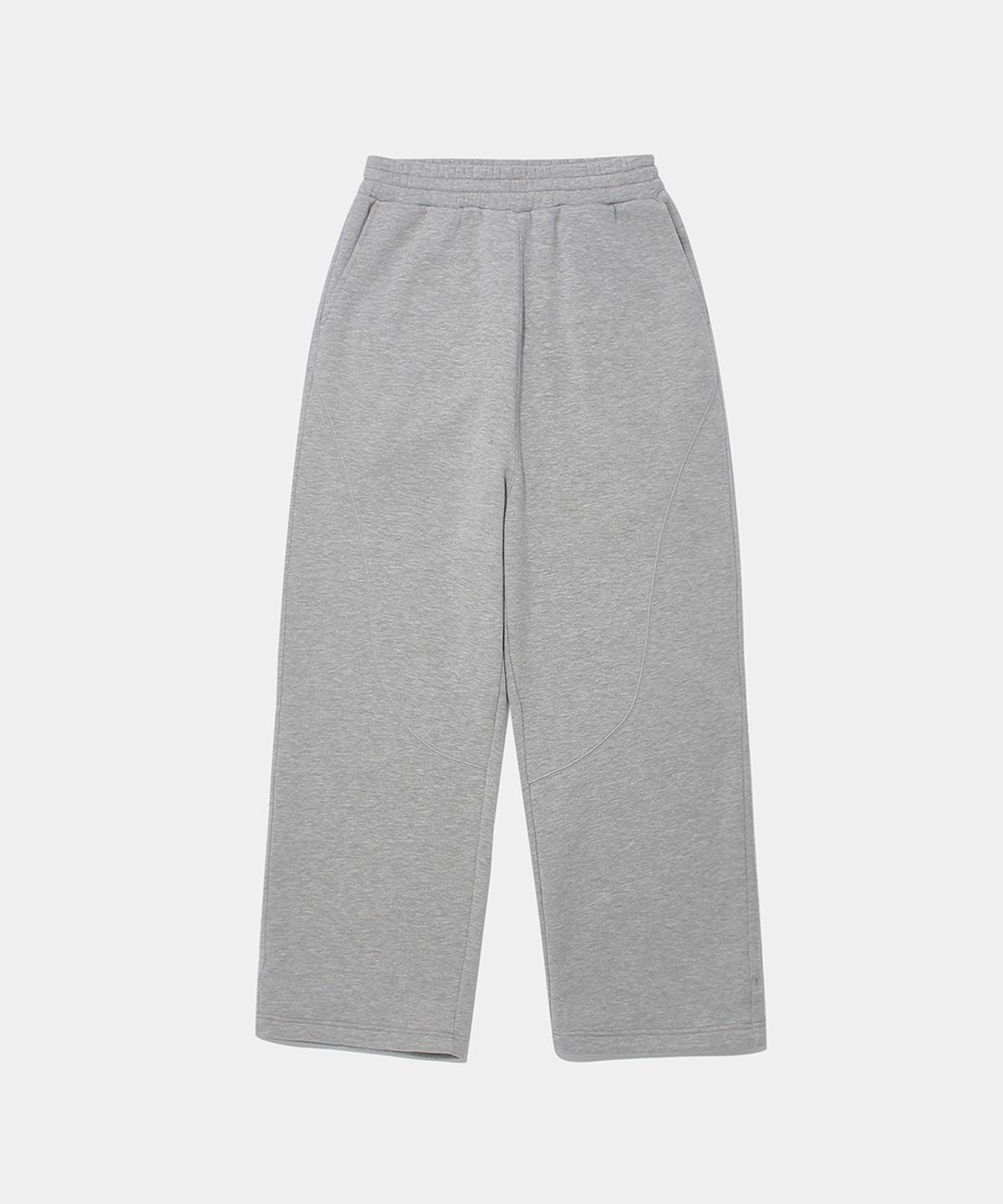 컬럼비아 유니버시티(COLUMBIA UNIVERSITY) NEW SCRIPT PANEL FLEECE WIDE SWEATPANTS_M.GRAY