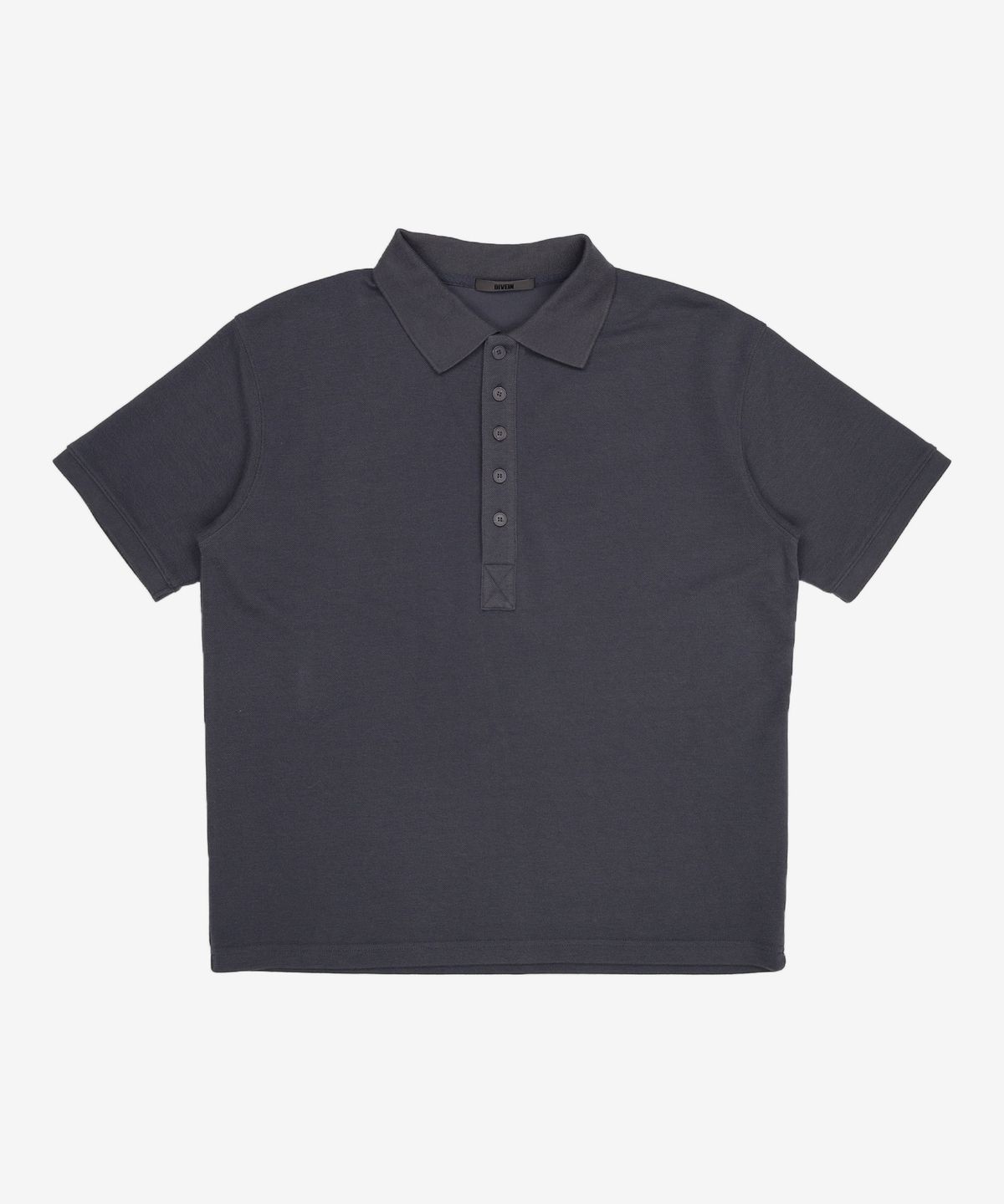 다이브인(DIVEIN) REGULAR POLO CROP T-SHIRTS (NAVY) 2