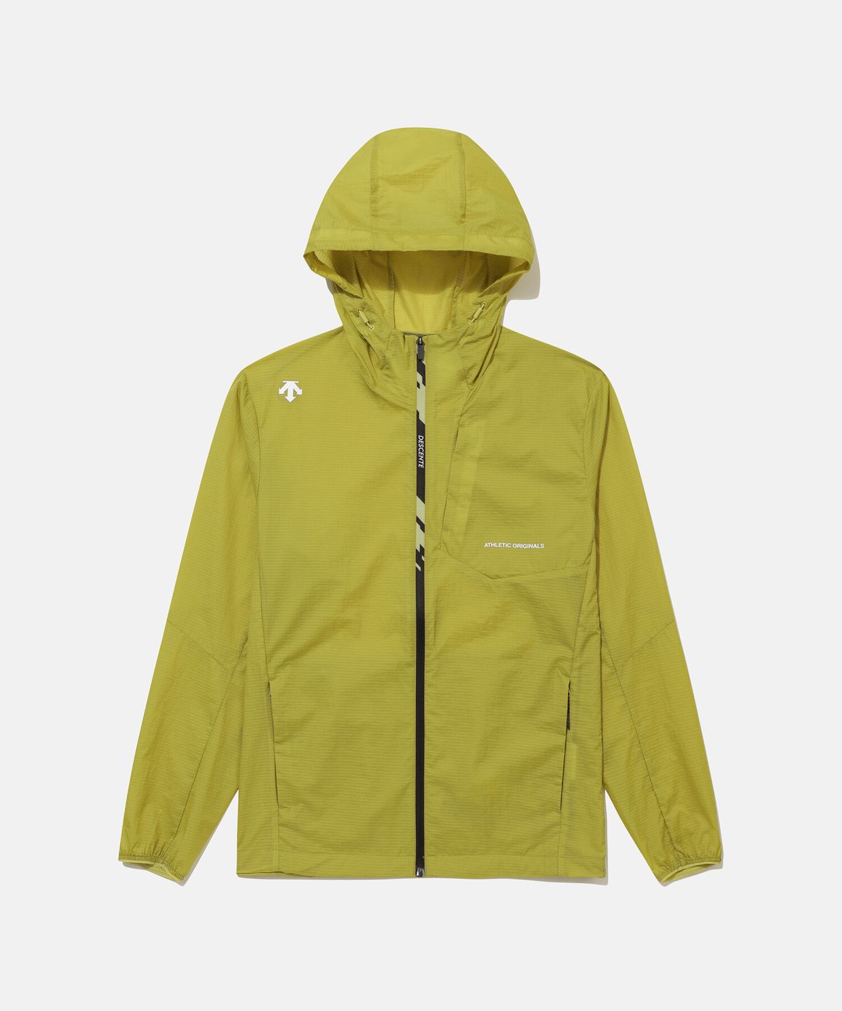 데상트(DESCENTE) 경량 패커블 바람막이 자켓 카키 SR323RWB72