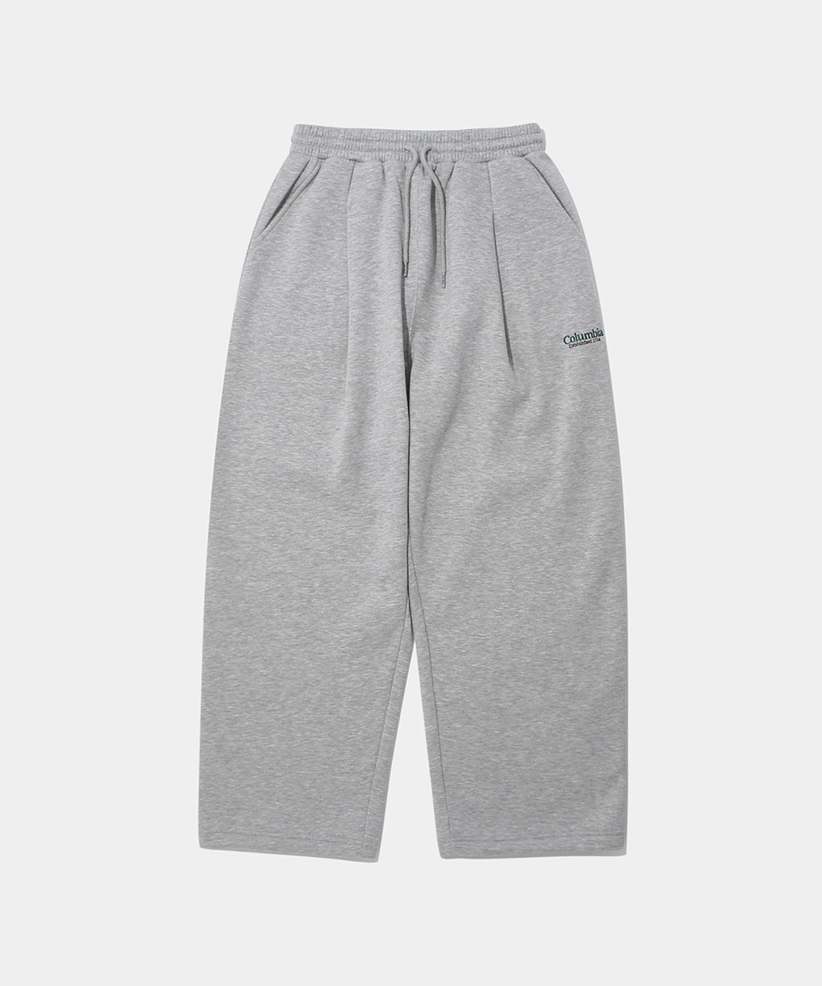 컬럼비아 유니버시티(COLUMBIA UNIVERSITY) NYC EMB FLEECE PINTUCK SWEATPANTS_M.GRAY