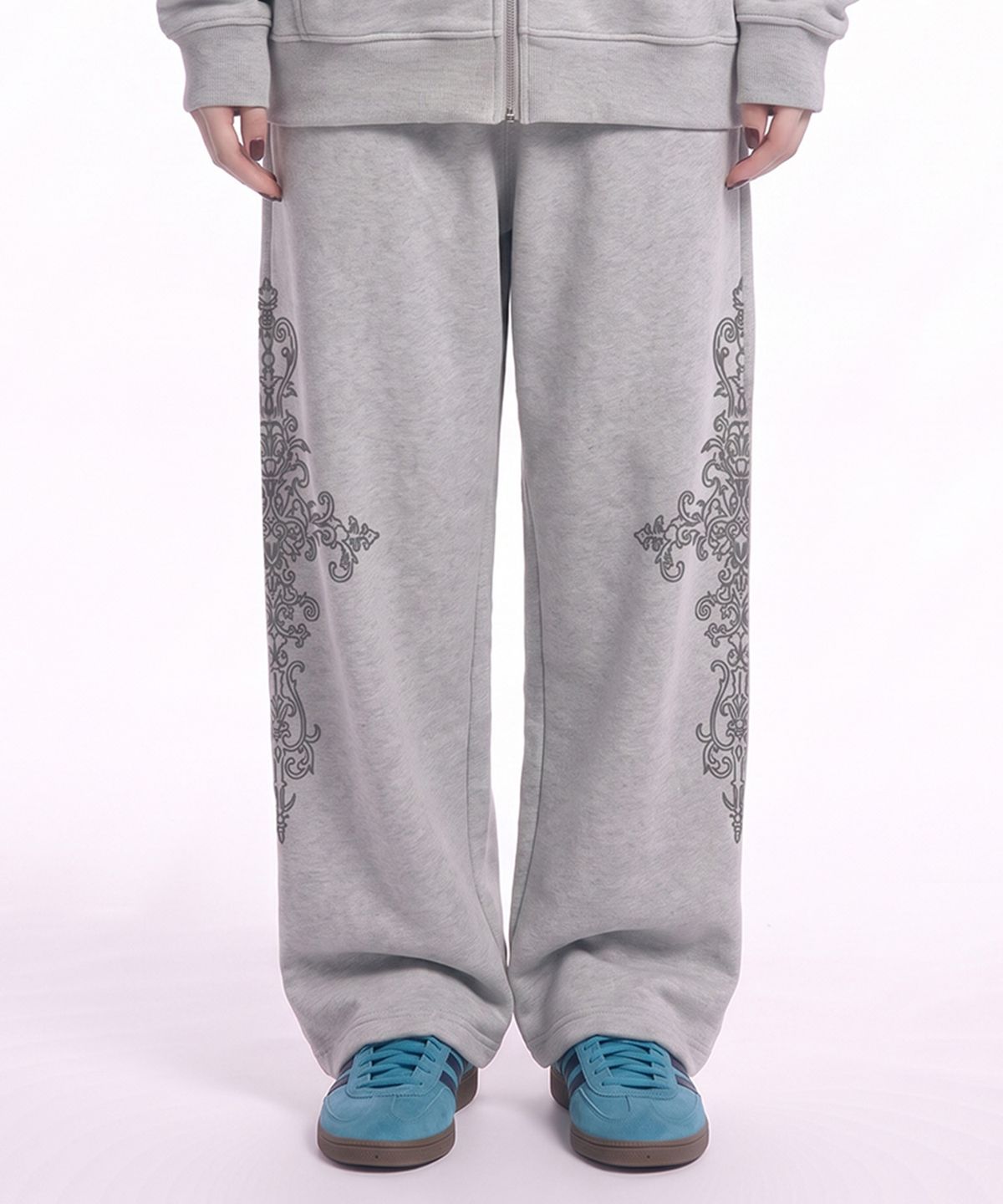 그레이버(GRAVER) [UNISEX] SIM SIDE 트레이닝와이드팬츠_2color