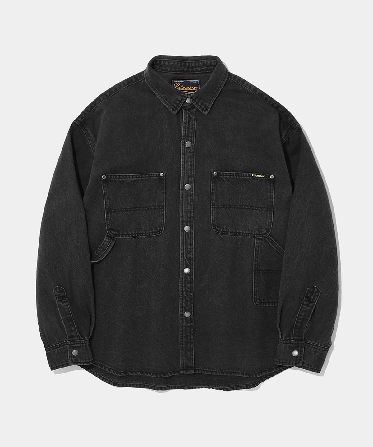 컬럼비아 유니버시티(COLUMBIA UNIVERSITY) UTILITY DENIM SHIRT JACKET_BLACK DENIM