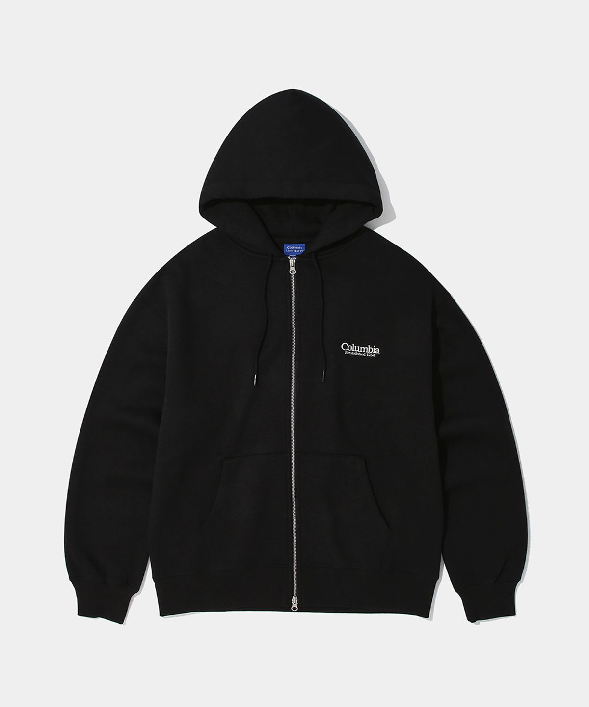 컬럼비아 유니버시티(COLUMBIA UNIVERSITY) NYC EMB FLEECE ZIP-UP HOODIE_BLACK