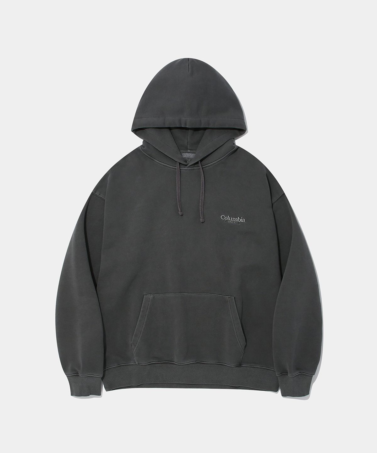 컬럼비아 유니버시티(COLUMBIA UNIVERSITY) NYC EMB DYED TERRY HOODIE_CHARCOAL