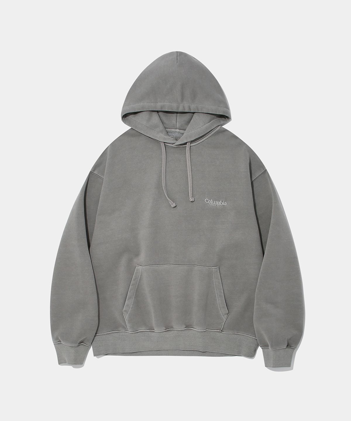 컬럼비아 유니버시티(COLUMBIA UNIVERSITY) NYC EMB DYED TERRY HOODIE_GRAY