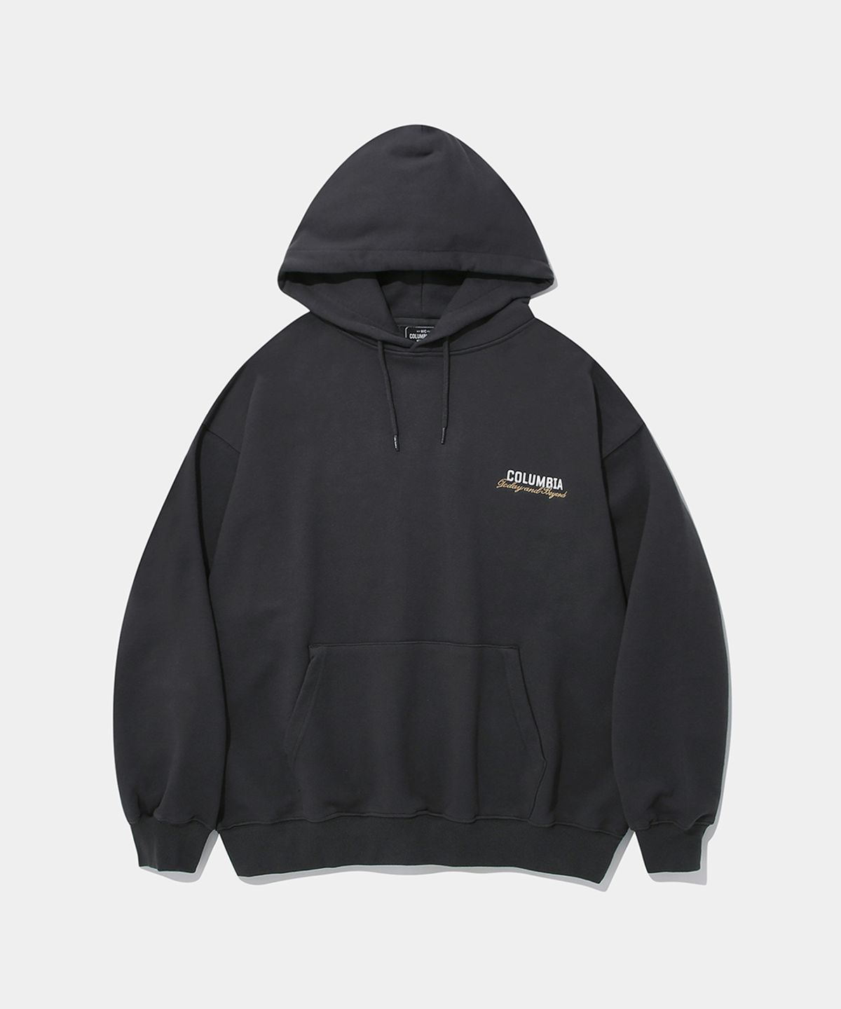 컬럼비아 유니버시티(COLUMBIA UNIVERSITY) CU TNB LOGO TERRY HOODIE_CHARCOAL
