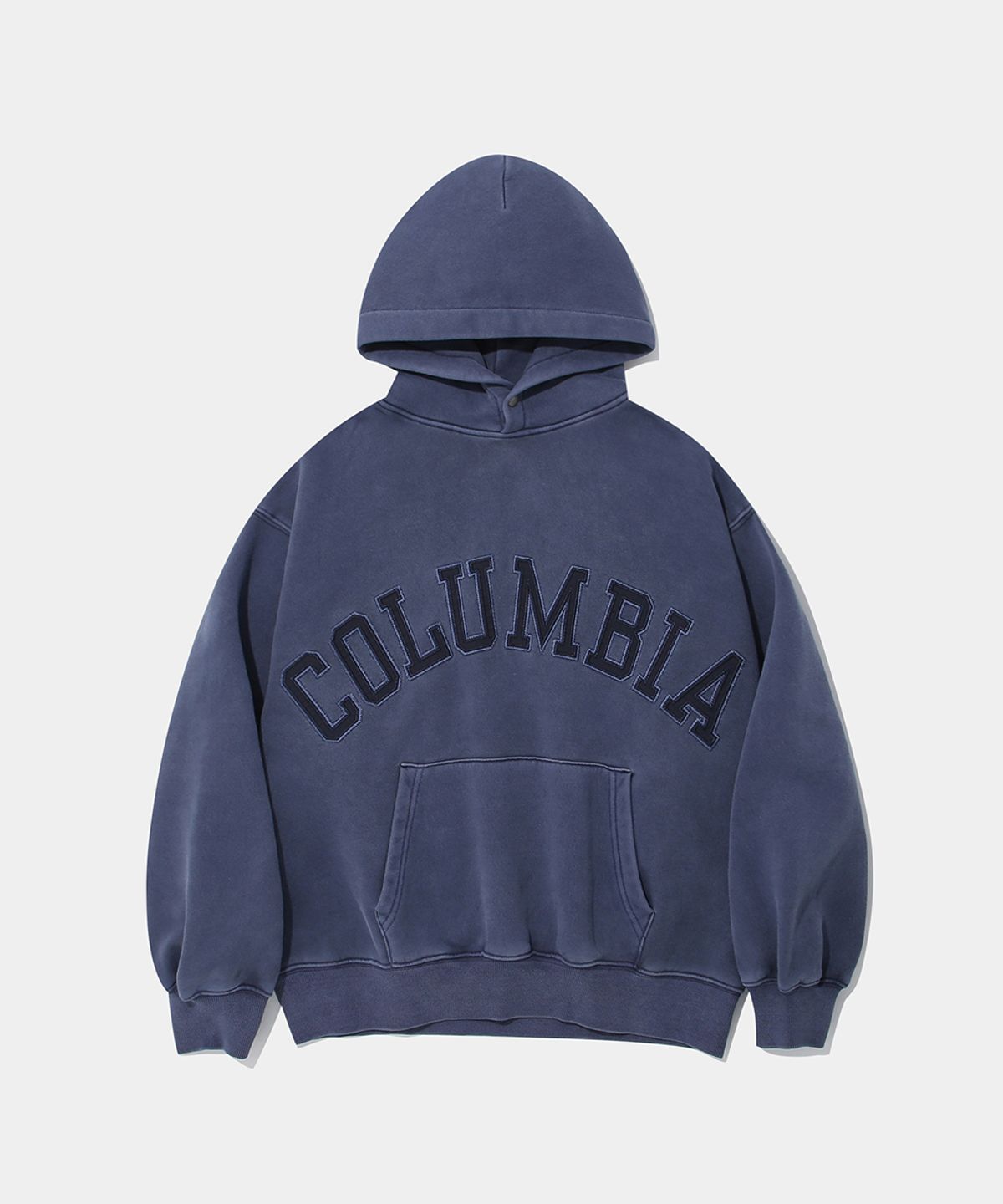 컬럼비아 유니버시티(COLUMBIA UNIVERSITY) BIG ARCH DYED FLEECE HOODIE_NAVY