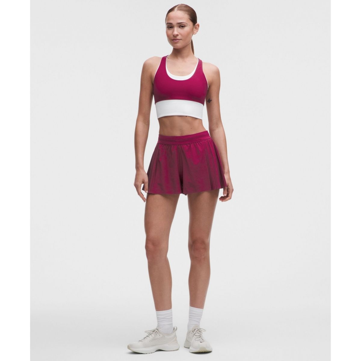 룰루레몬(LULULEMON) 사이드 플리트 테니스 쇼츠 2.5inch  RARV
