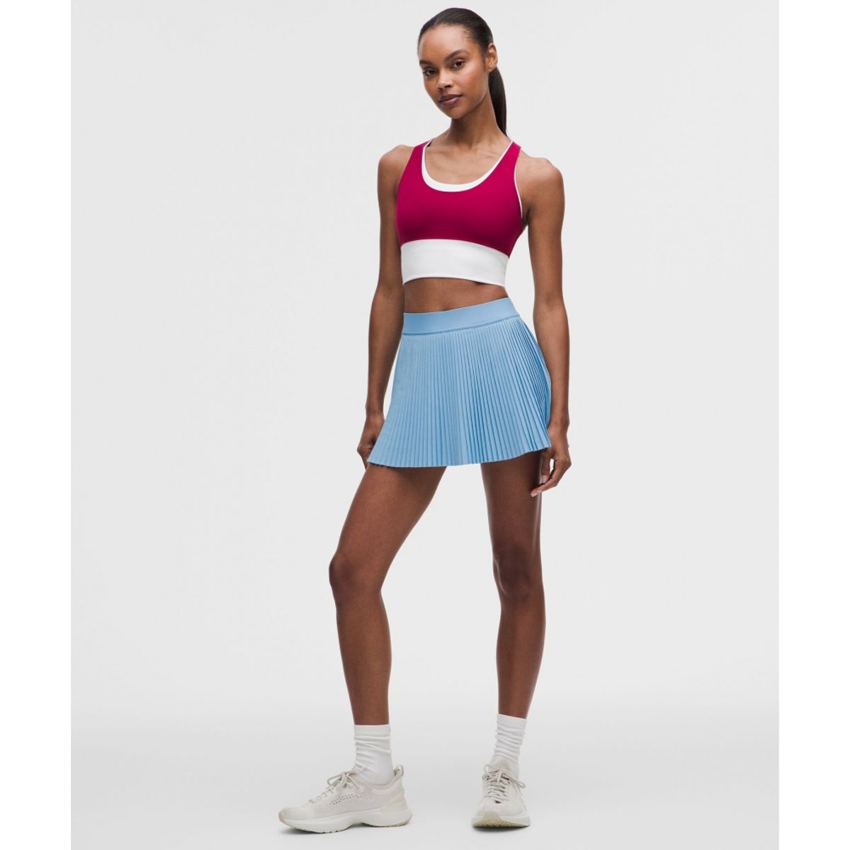 룰루레몬(LULULEMON) 리플리트 하이라이즈 플리티드 테니스 스커트  DEAM