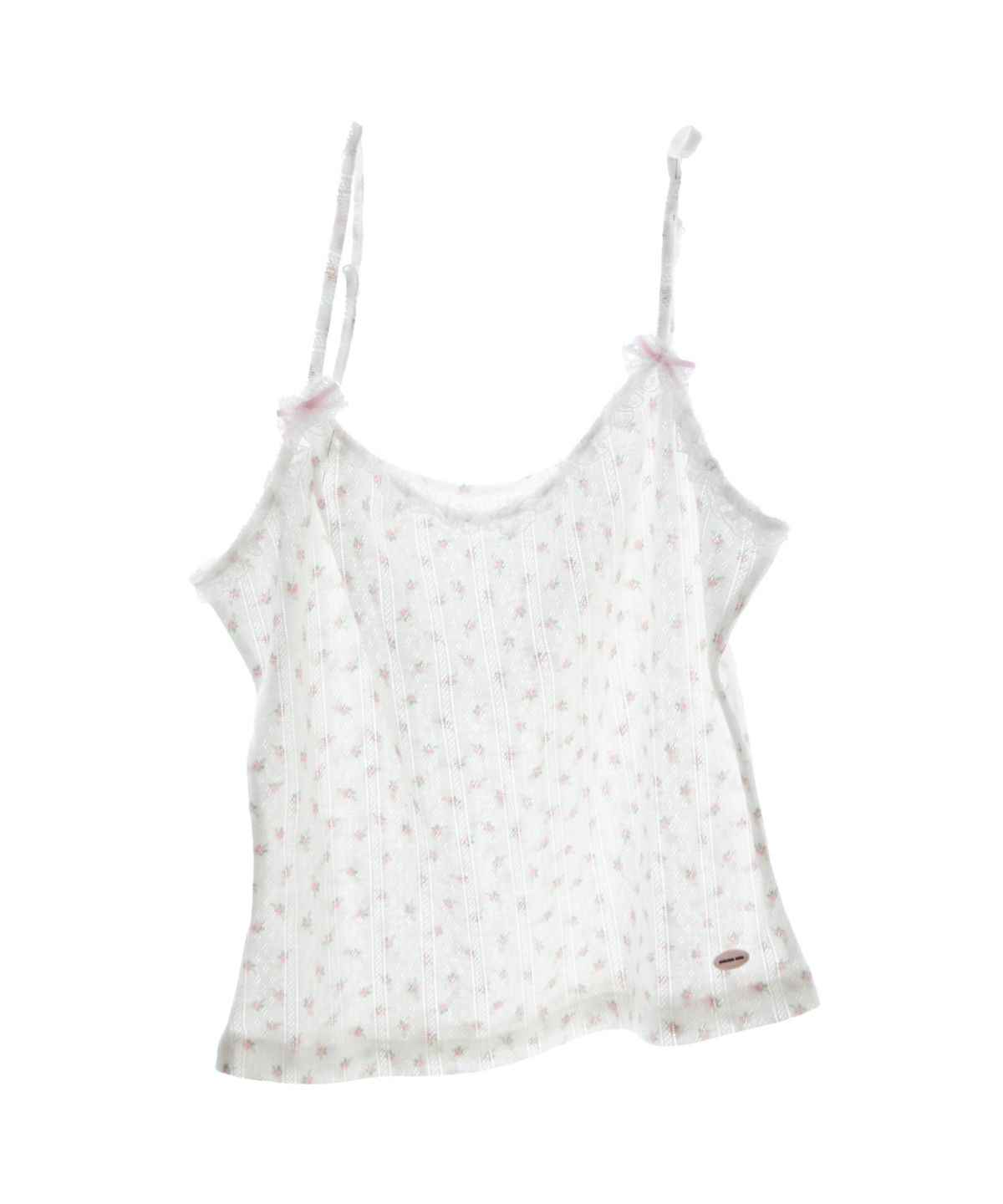 구름킴(GULEMKIM) Angel Courtyard Lace Bow Small Strap (angel garden)