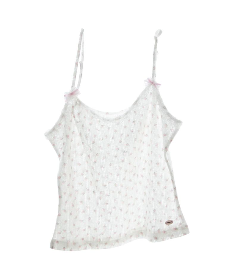 Angel Courtyard Lace Bow Small Strap (angel garden)