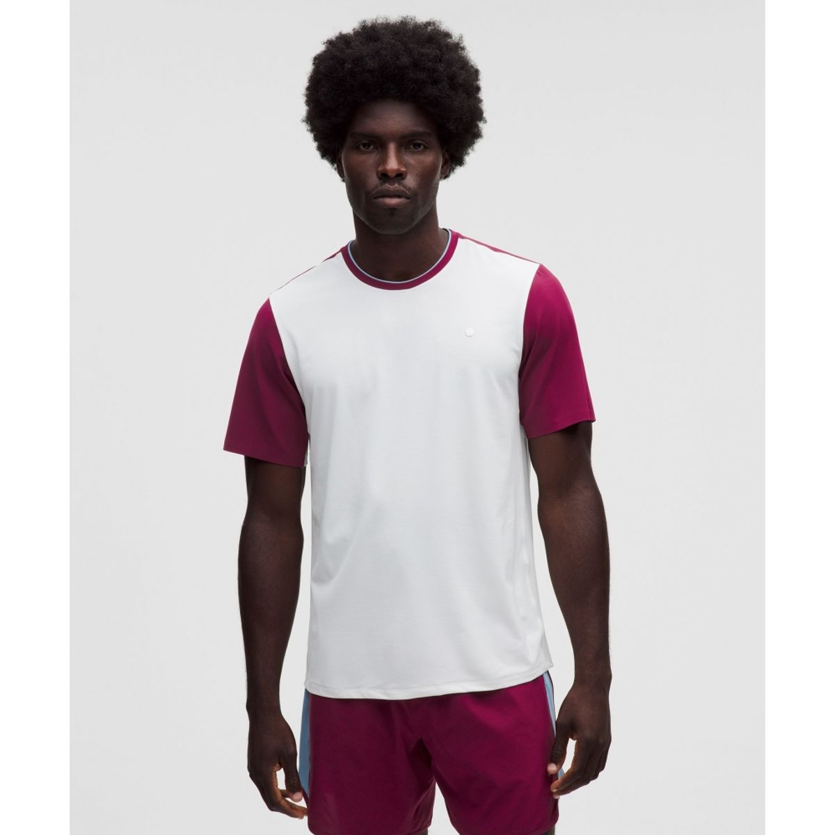 룰루레몬(LULULEMON) 메쉬 피케 테니스 숏슬리브 셔츠  WHT RARV DEAM