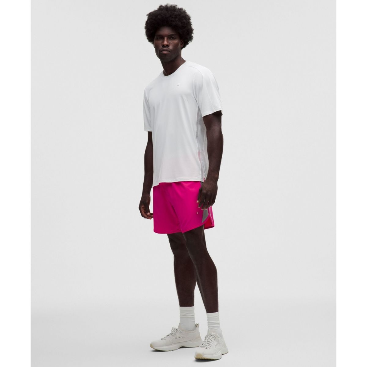 룰루레몬(LULULEMON) 라이트웨이트 메쉬 패널 테니스 쇼츠 7inch  FLFT FEGY