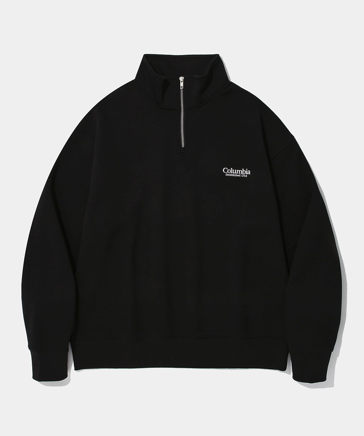 컬럼비아 유니버시티(COLUMBIA UNIVERSITY) NYC EMB FLEECE H/ZIP SWEATSHIRT_BLACK