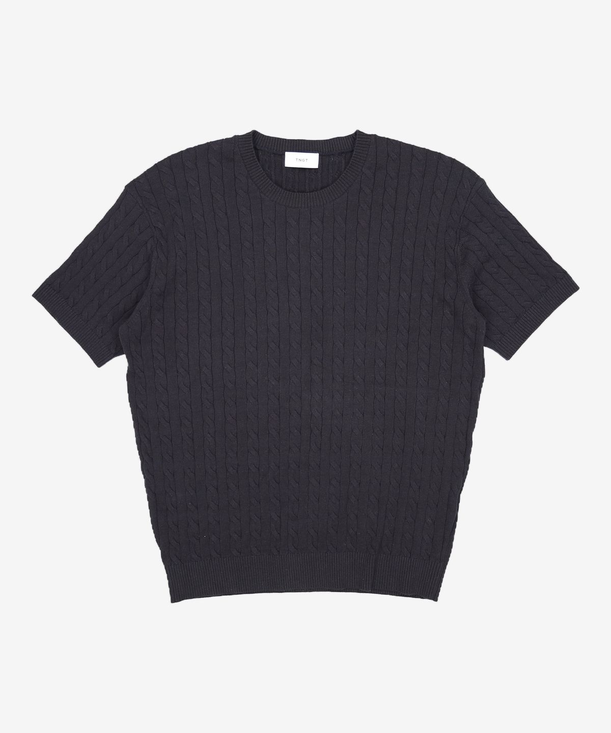 티엔지티(TNGT) Essential Cable Knit Top (Navy) TNSW5E204N2 95