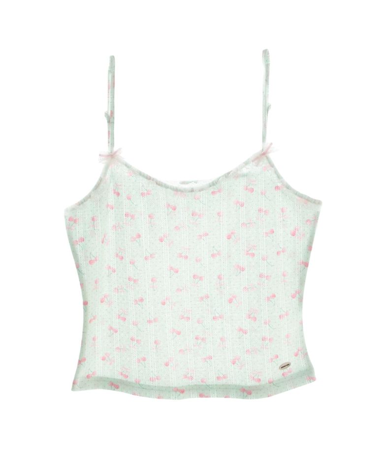 Angel Courtyard Lace Bow Small Strap (cherry mambo)