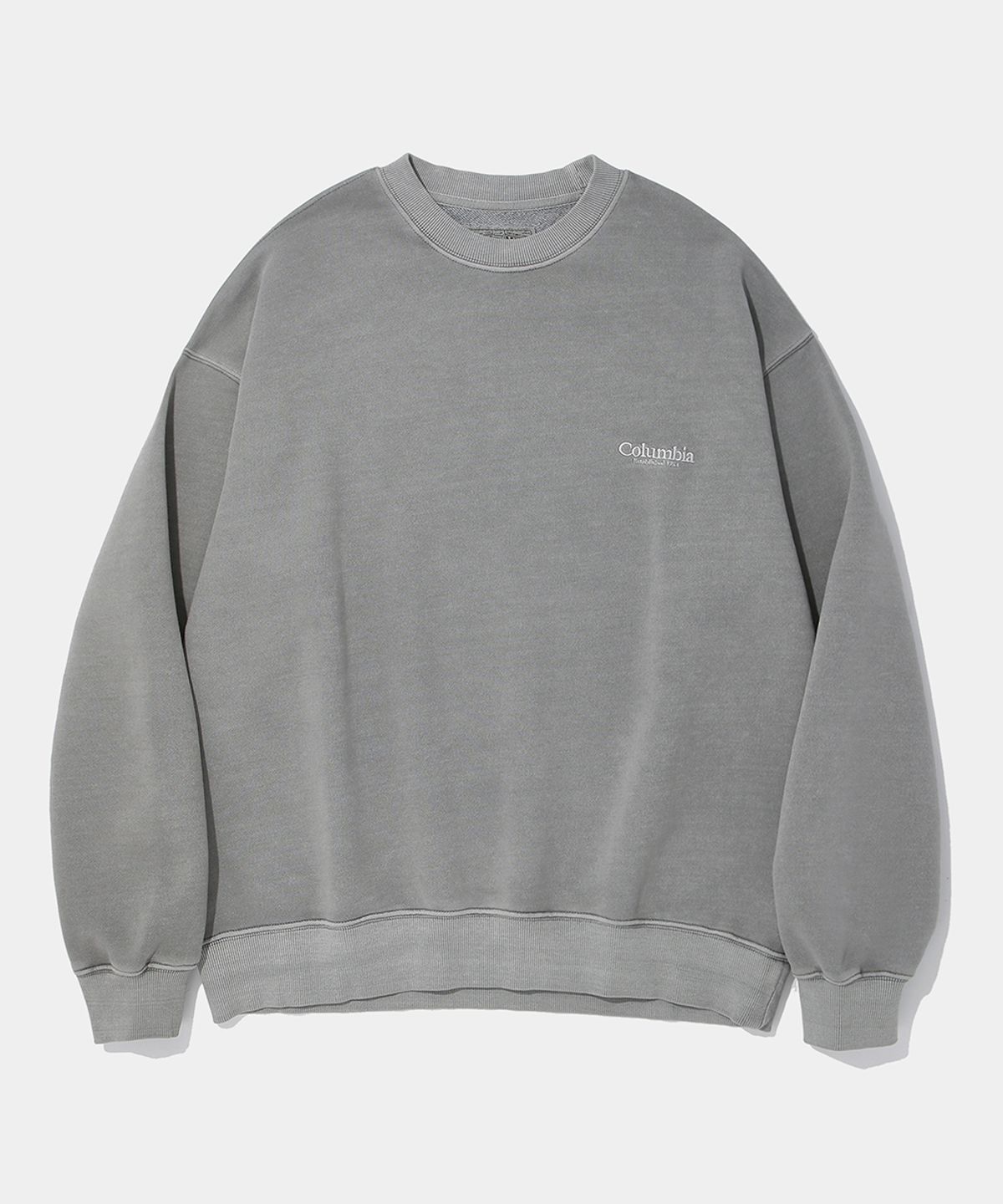 컬럼비아 유니버시티(COLUMBIA UNIVERSITY) NYC EMB DYED TERRY SWEAT SHIRT_GRAY
