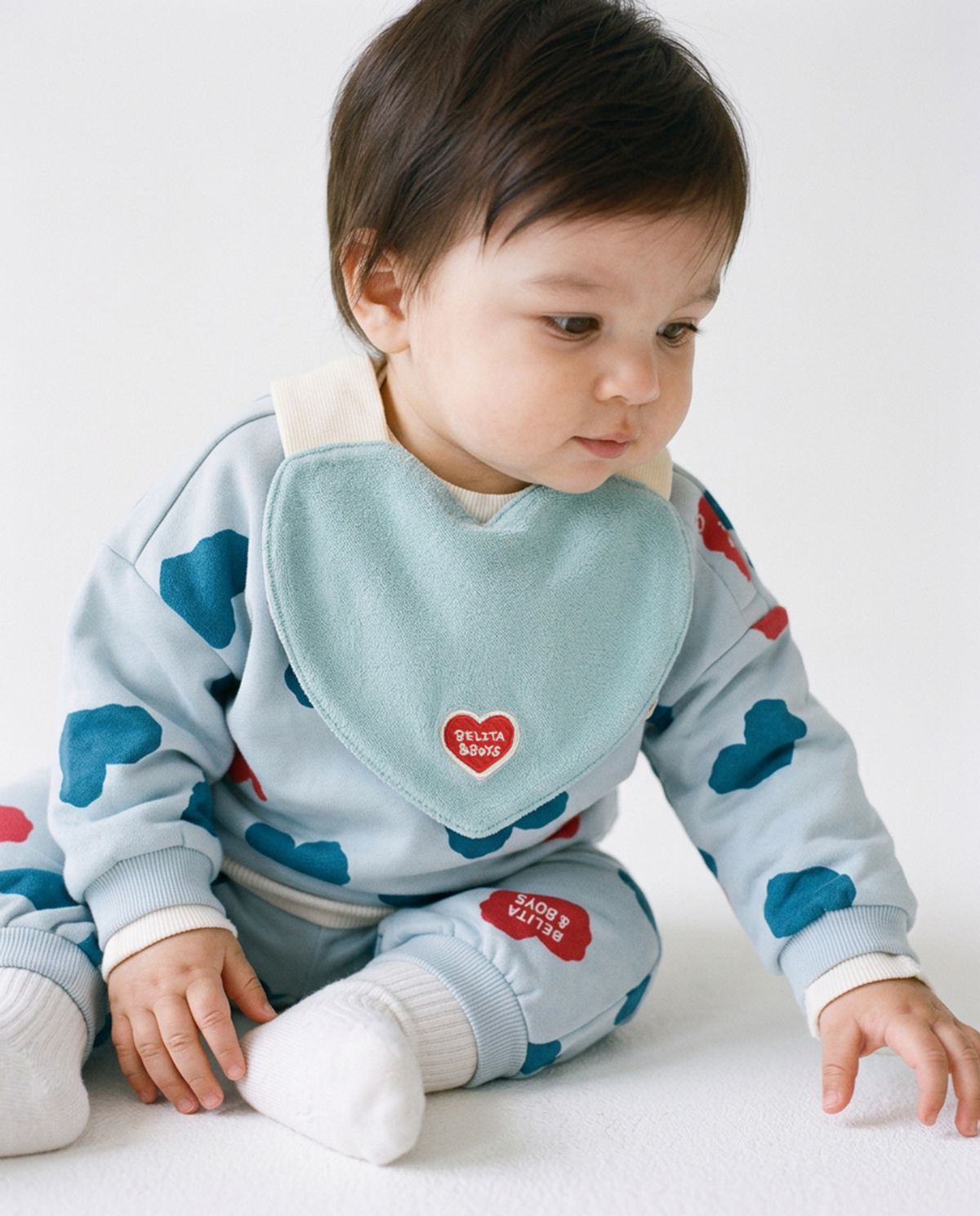 벨리타앤보이즈(BELITANBOYS) 민트 하트 테리빕 BB6EAT31MT