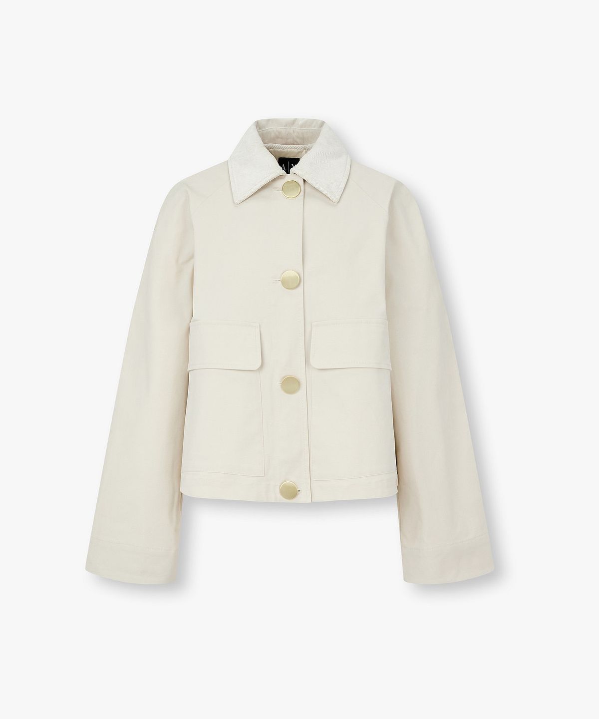 아르마니 익스체인지(ARMANI EXCHANGE) 여성 코듀로이 카라 스트레치 자켓_라이트 베이지 A426310507