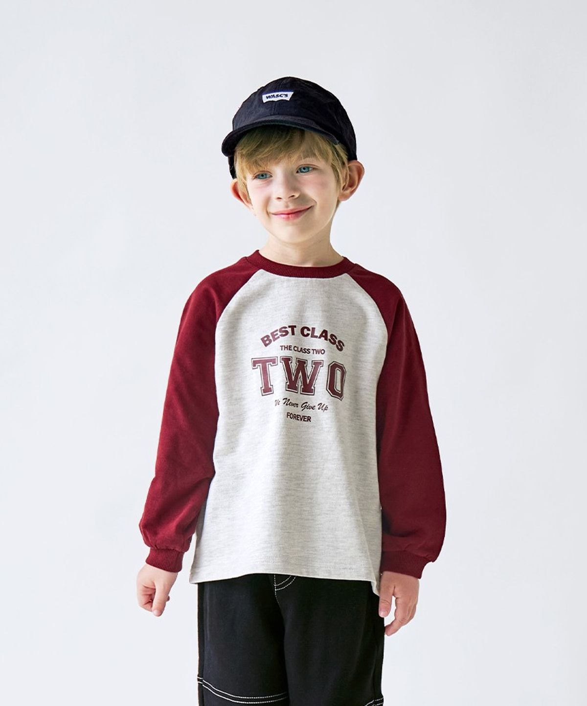 월튼키즈(WALTON KIDS) 넘버라글란티셔츠