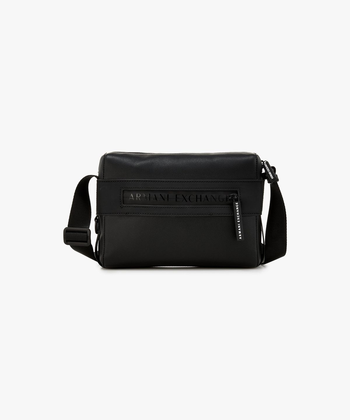 아르마니 익스체인지(ARMANI EXCHANGE) 남성 코티드 패브릭 메신저백 _블랙 A416370001