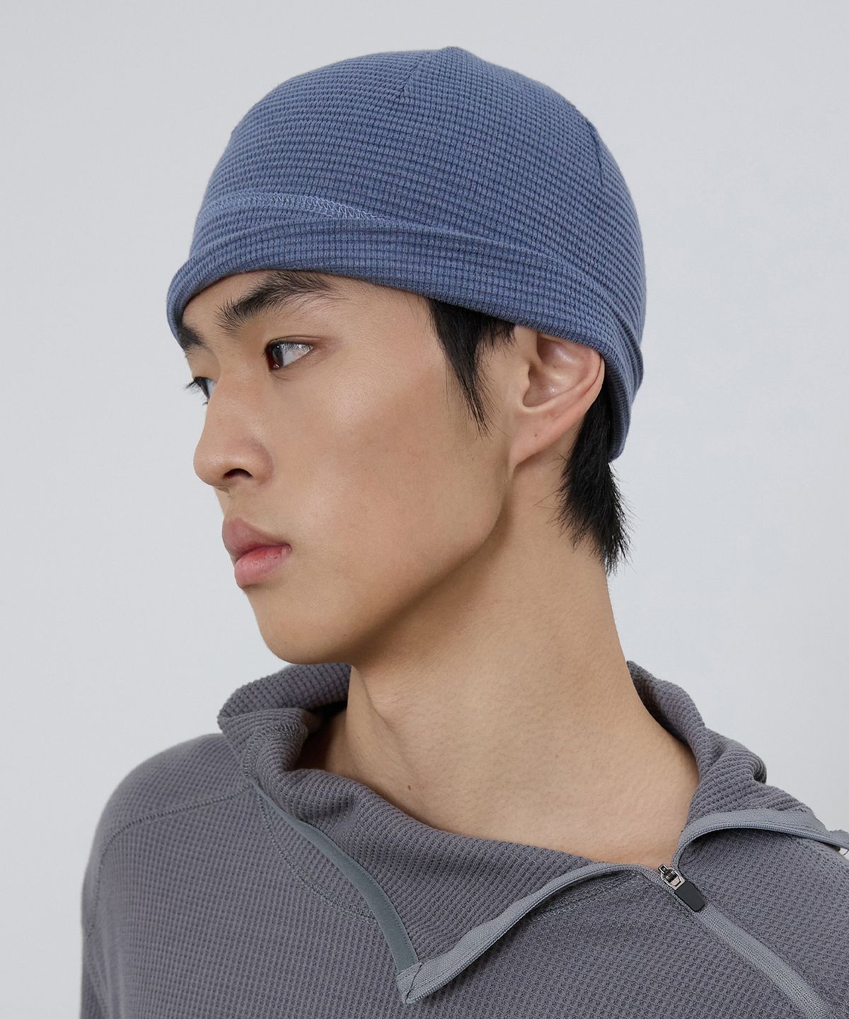 미치코런던 스포츠(MICHIKO LONDON SPORTS) 와플 스냅 비니 슬레이트 블루