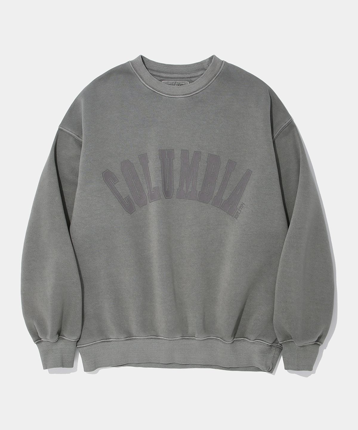 컬럼비아 유니버시티(COLUMBIA UNIVERSITY) CU ARCH LOGO DYED FLEECE SWEAT SHIRT_GRAY