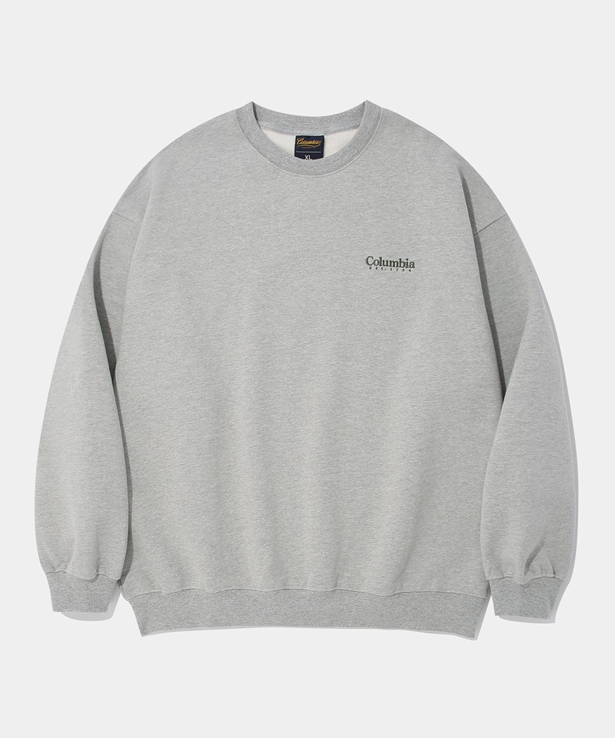 컬럼비아 유니버시티(COLUMBIA UNIVERSITY) CU CAMO LOGO FLEECE SWEAT SHIRT_M.GRAY