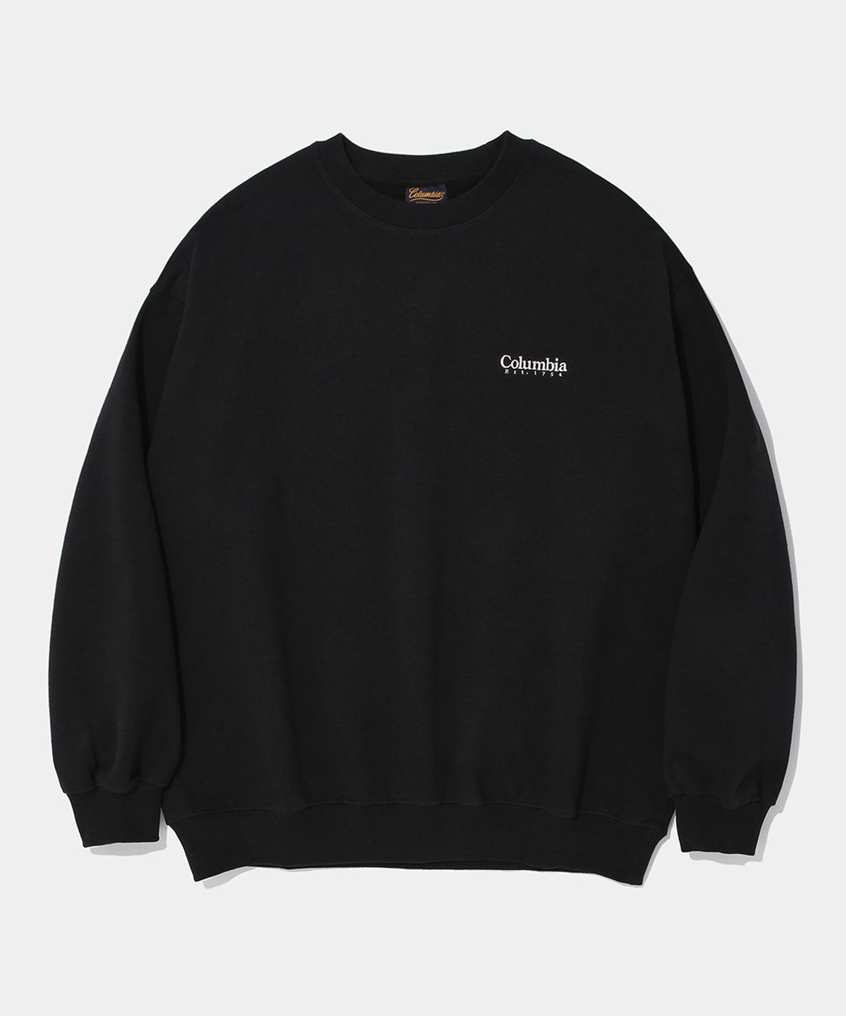 컬럼비아 유니버시티(COLUMBIA UNIVERSITY) CU CAMO LOGO FLEECE SWEAT SHIRT_BLACK