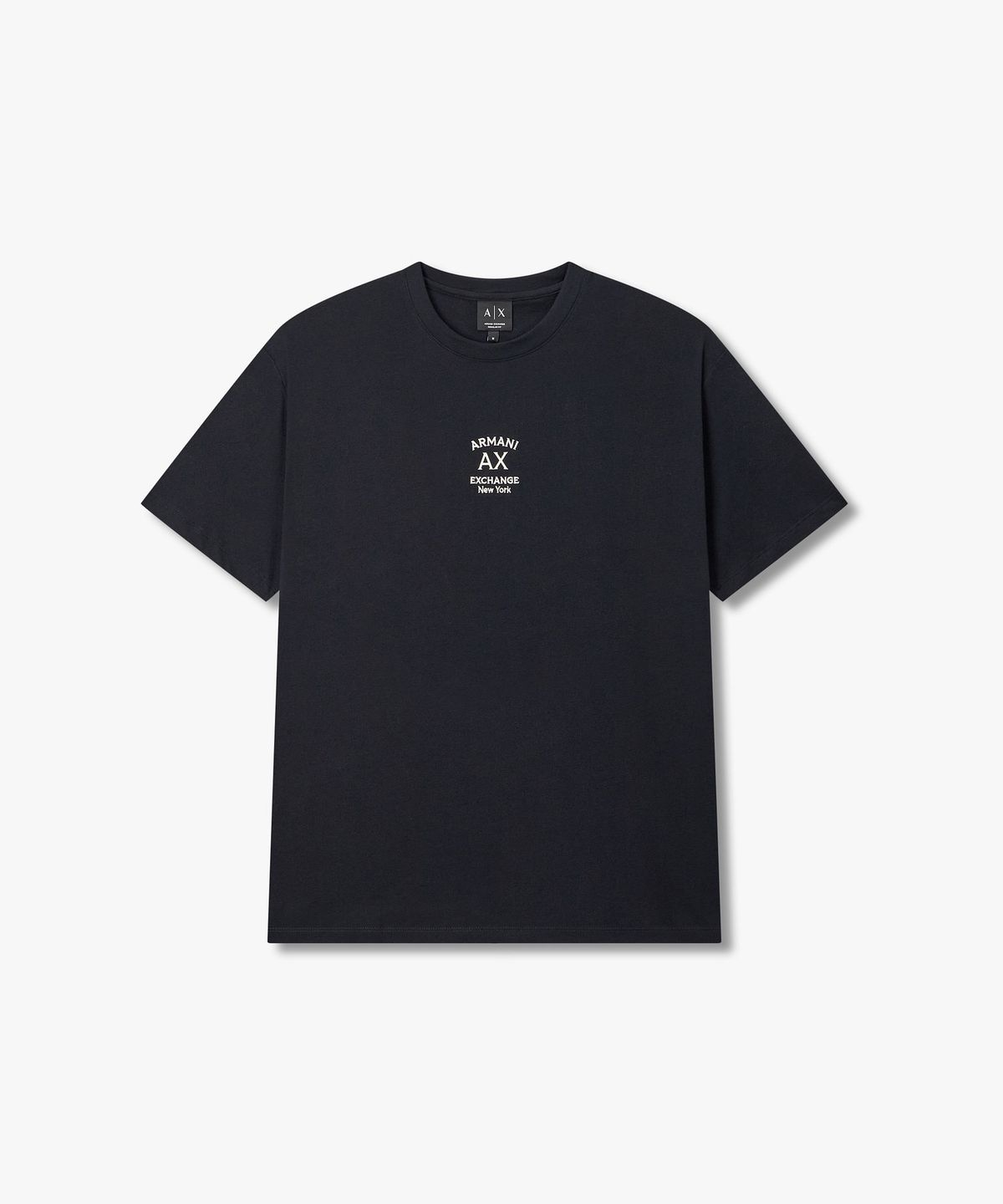 아르마니 익스체인지(ARMANI EXCHANGE) 남성 숏 슬리브 크루넥 티셔츠 _다크 네이비 A416330001