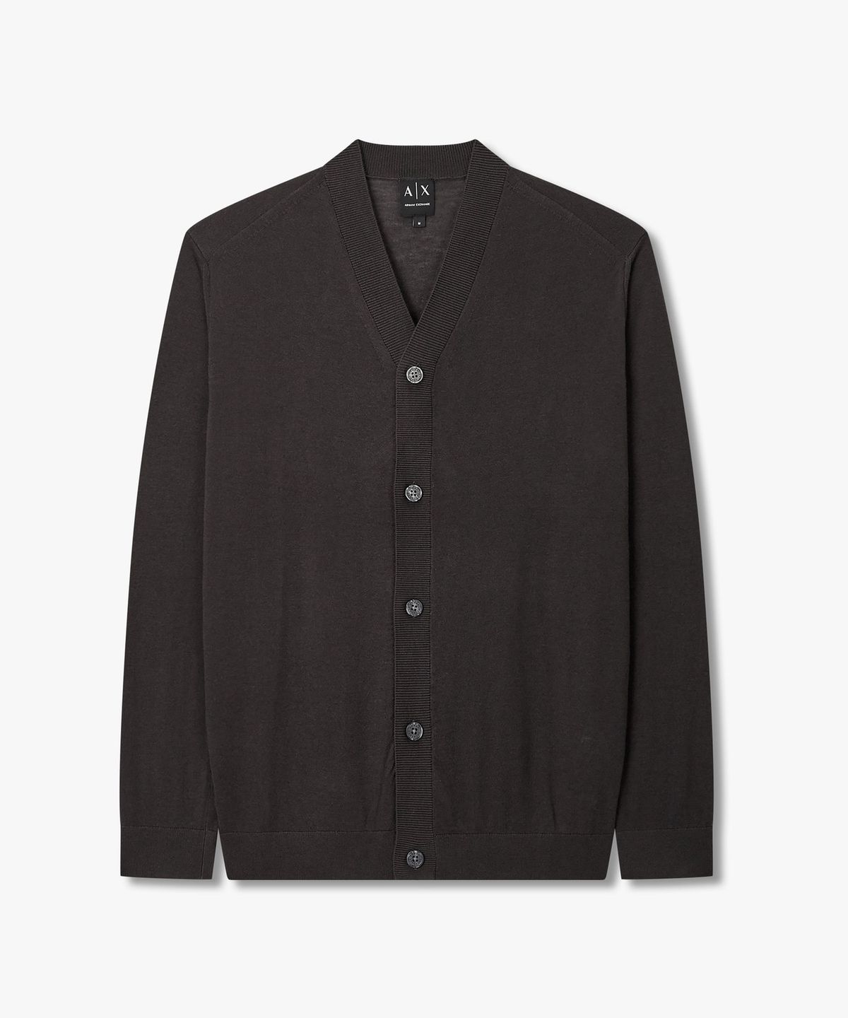 아르마니 익스체인지(ARMANI EXCHANGE) 남성 리오셀 블렌드 브이넥 가디건 _챠콜 A416332018