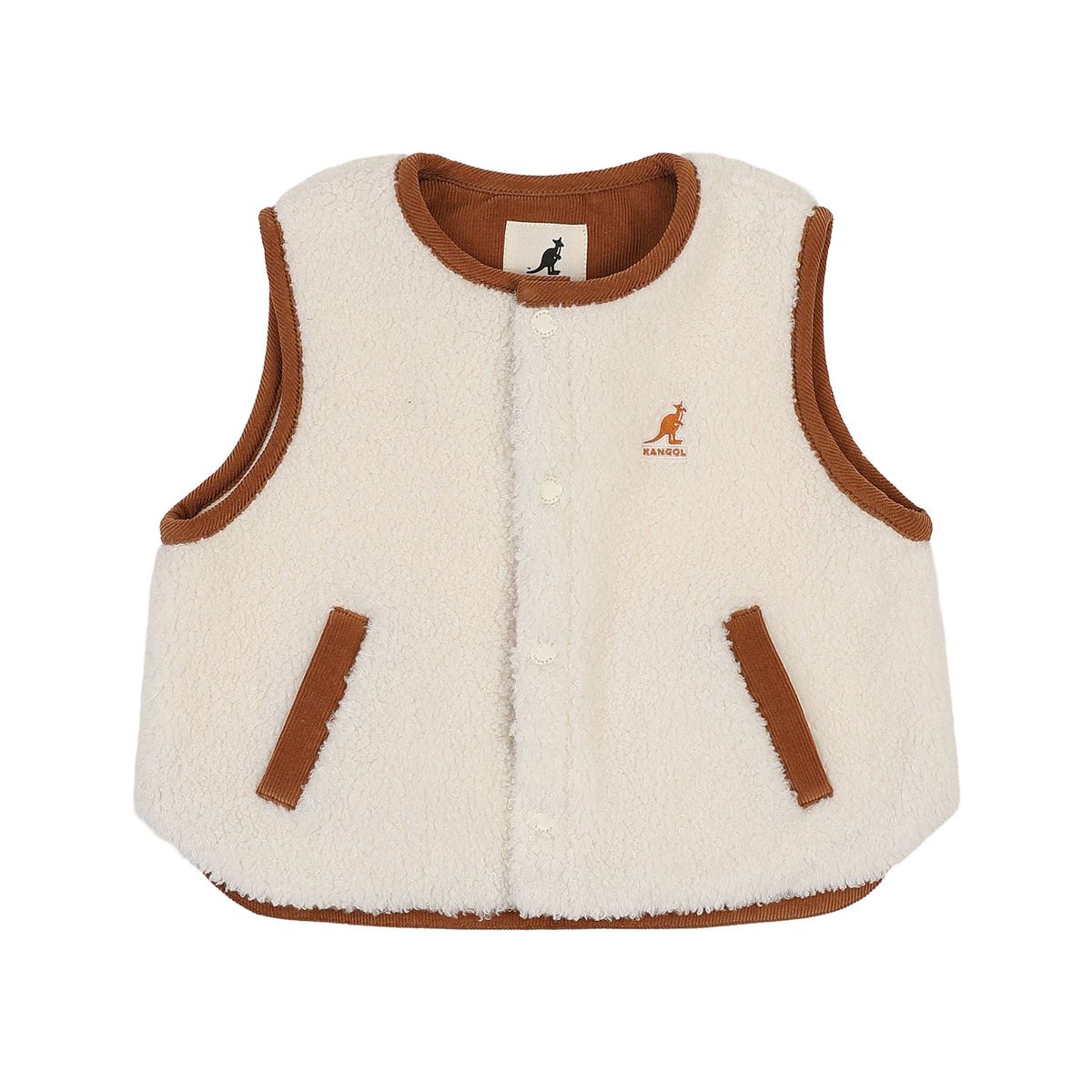 캉골키즈(KANGOL KIDS) [베이비] 부클 베스트 SD 0D14 아이보리