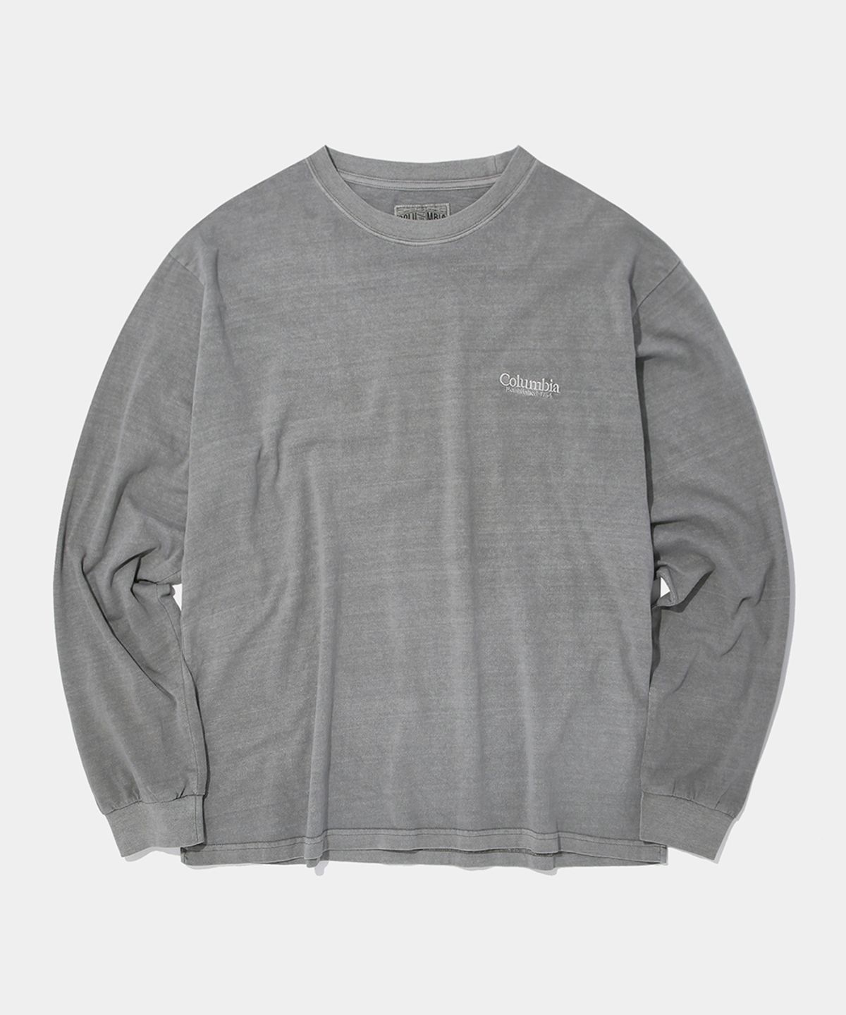 컬럼비아 유니버시티(COLUMBIA UNIVERSITY) NYC EMB DYED L/S T-SHIRT_GRAY