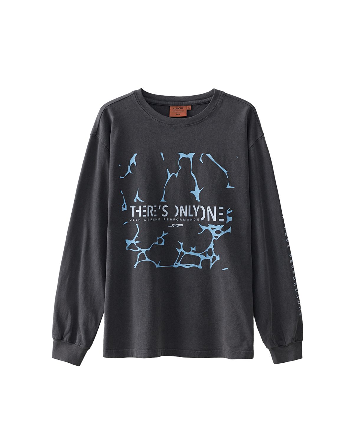 제이엑스피(JXP) JXP Crack Print Dyed Long Sleeve : Dark Grey (JR3TSU075DG)