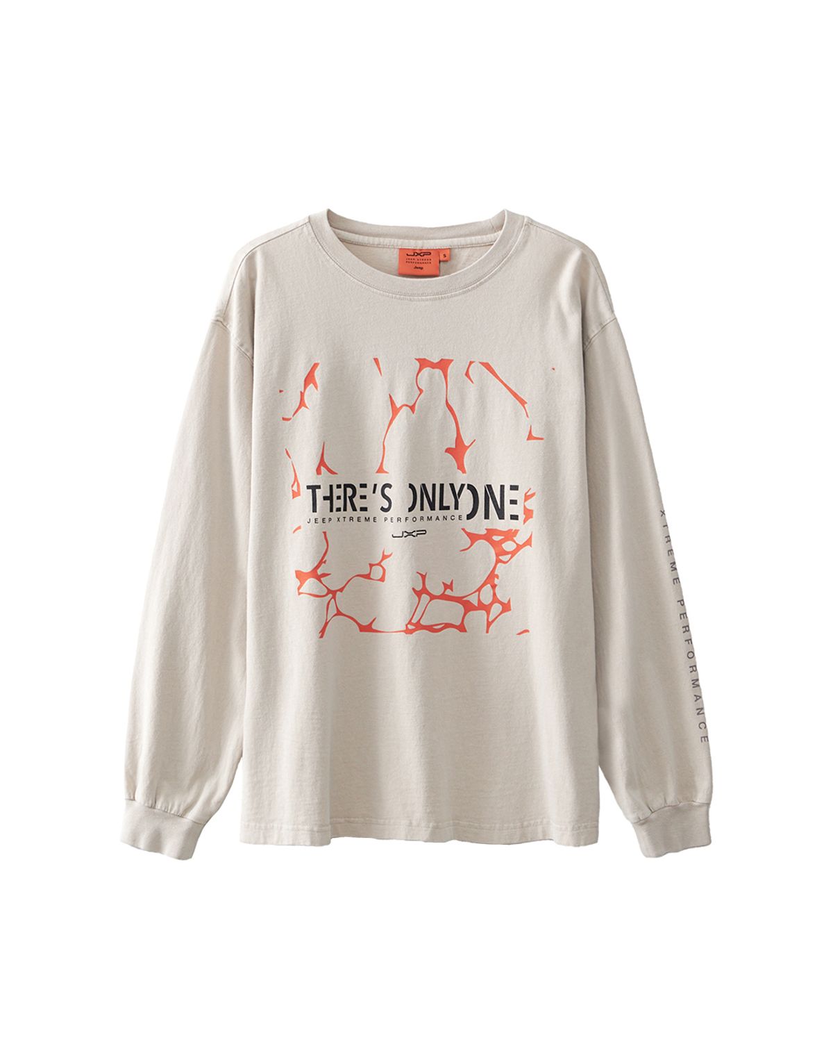제이엑스피(JXP) JXP Crack Print Dyed Long Sleeve : Light Beige (JR3TSU075LE)