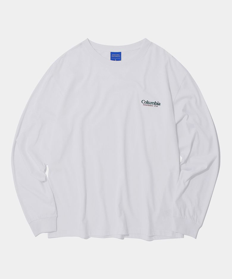 NYC EMB L/S T-SHIRT_WHITE