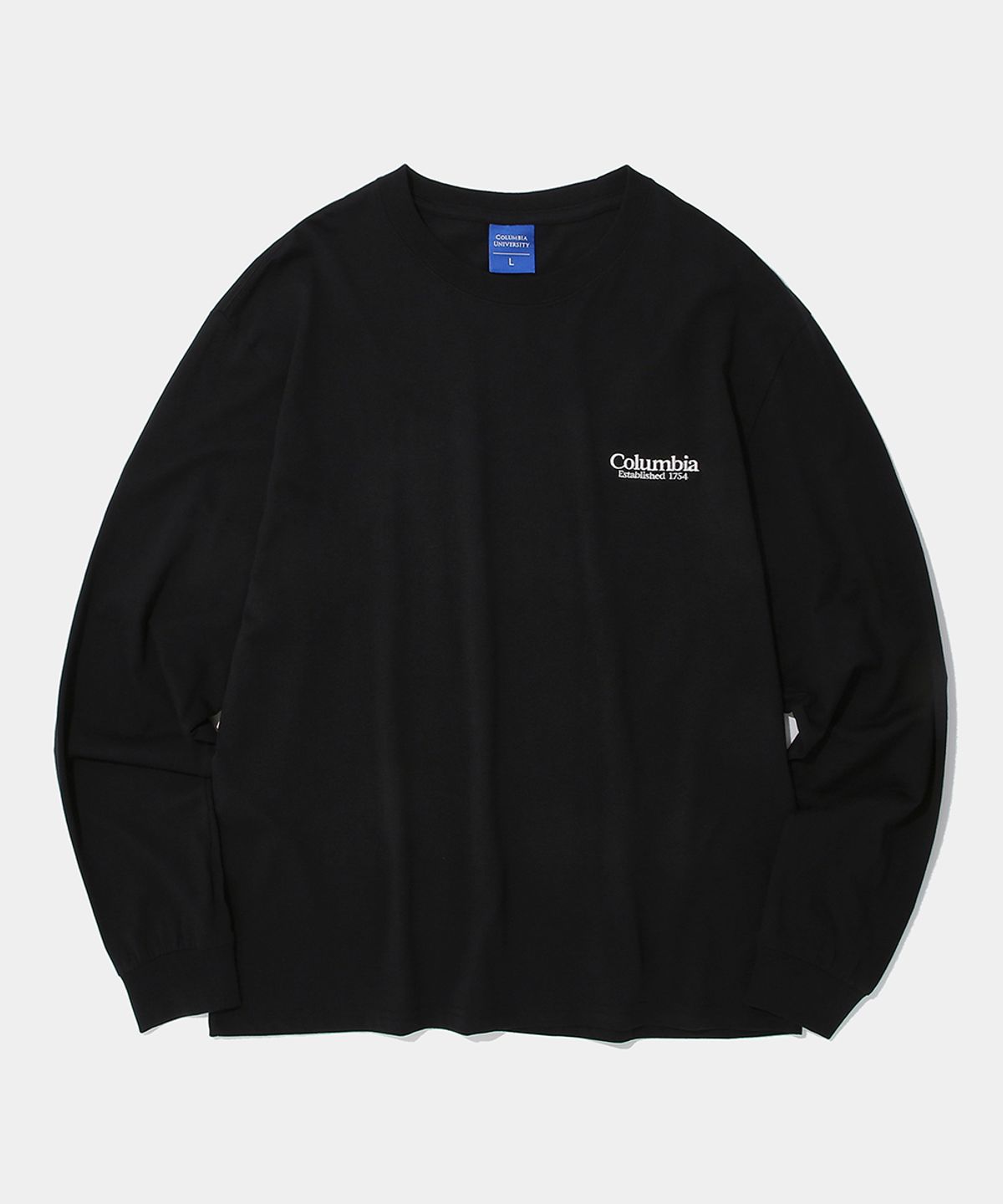 컬럼비아 유니버시티(COLUMBIA UNIVERSITY) NYC EMB L/S T-SHIRT_BLACK
