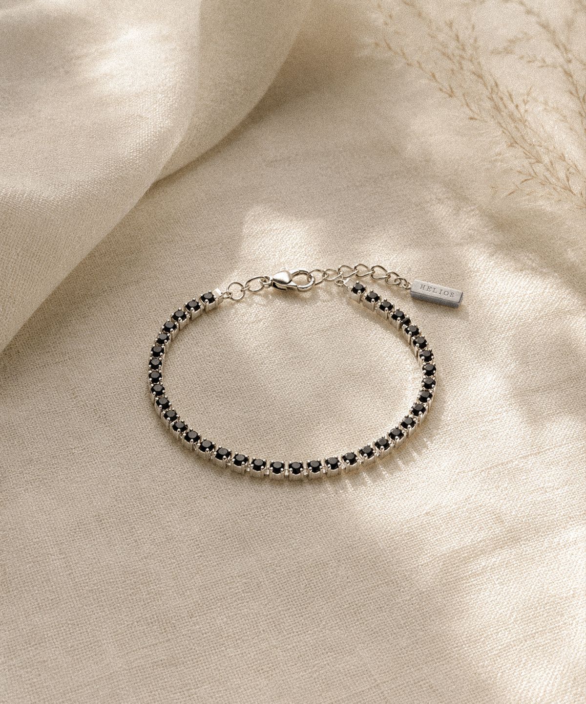 헬리오스(HELIOS) TENNIS BRACELET #1 [BLACK]