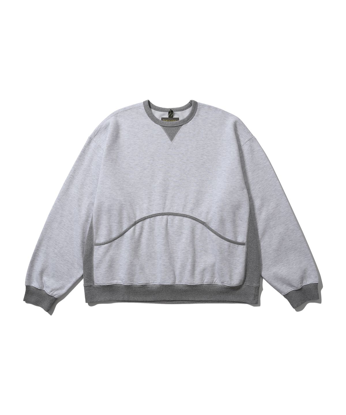 휴머러스 어카운트(HUMOROUS ACCOUNT) WAVE PK SW SHIRT / LIGHT MELANGE GRAY