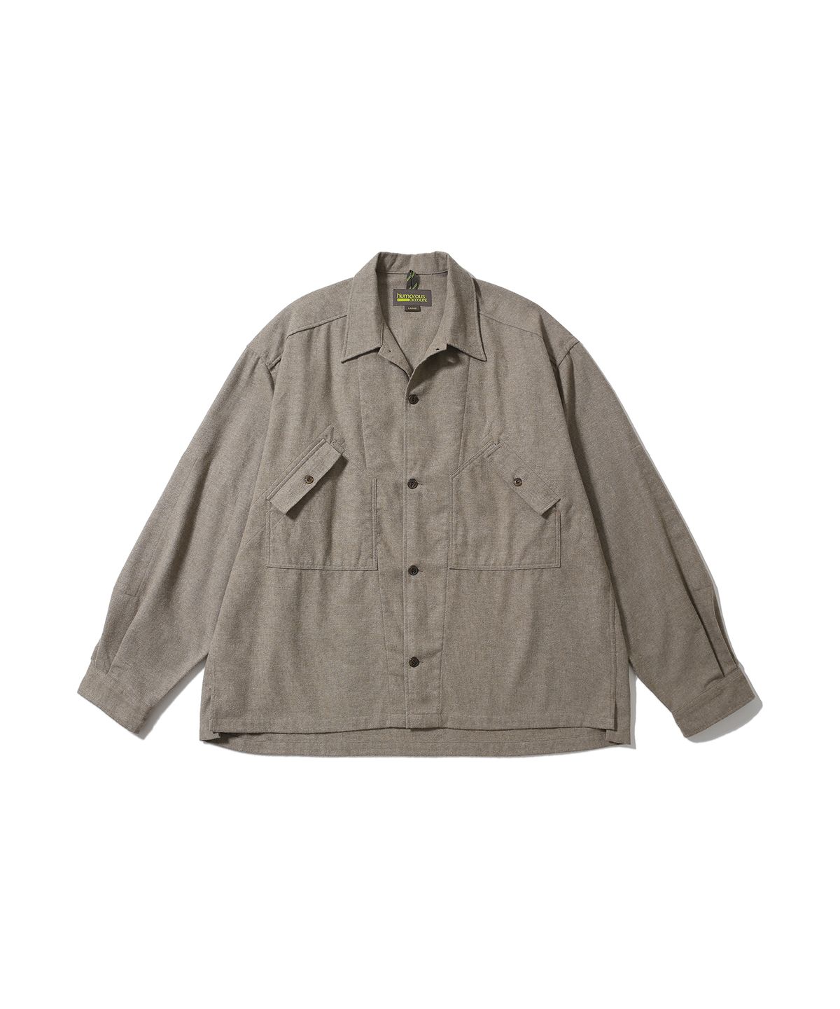 휴머러스 어카운트(HUMOROUS ACCOUNT) REST WORK SHIRT / HEATHER BEIGE