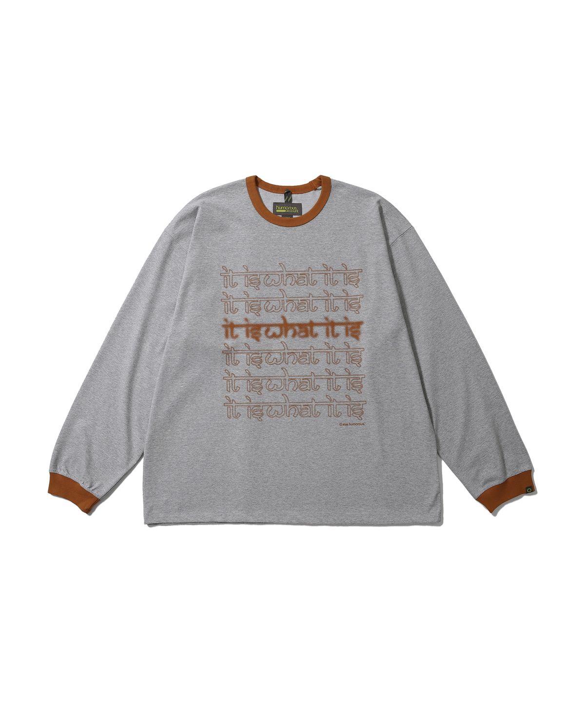 휴머러스 어카운트(HUMOROUS ACCOUNT) IWI L/S TEE / MELANGE GRAY