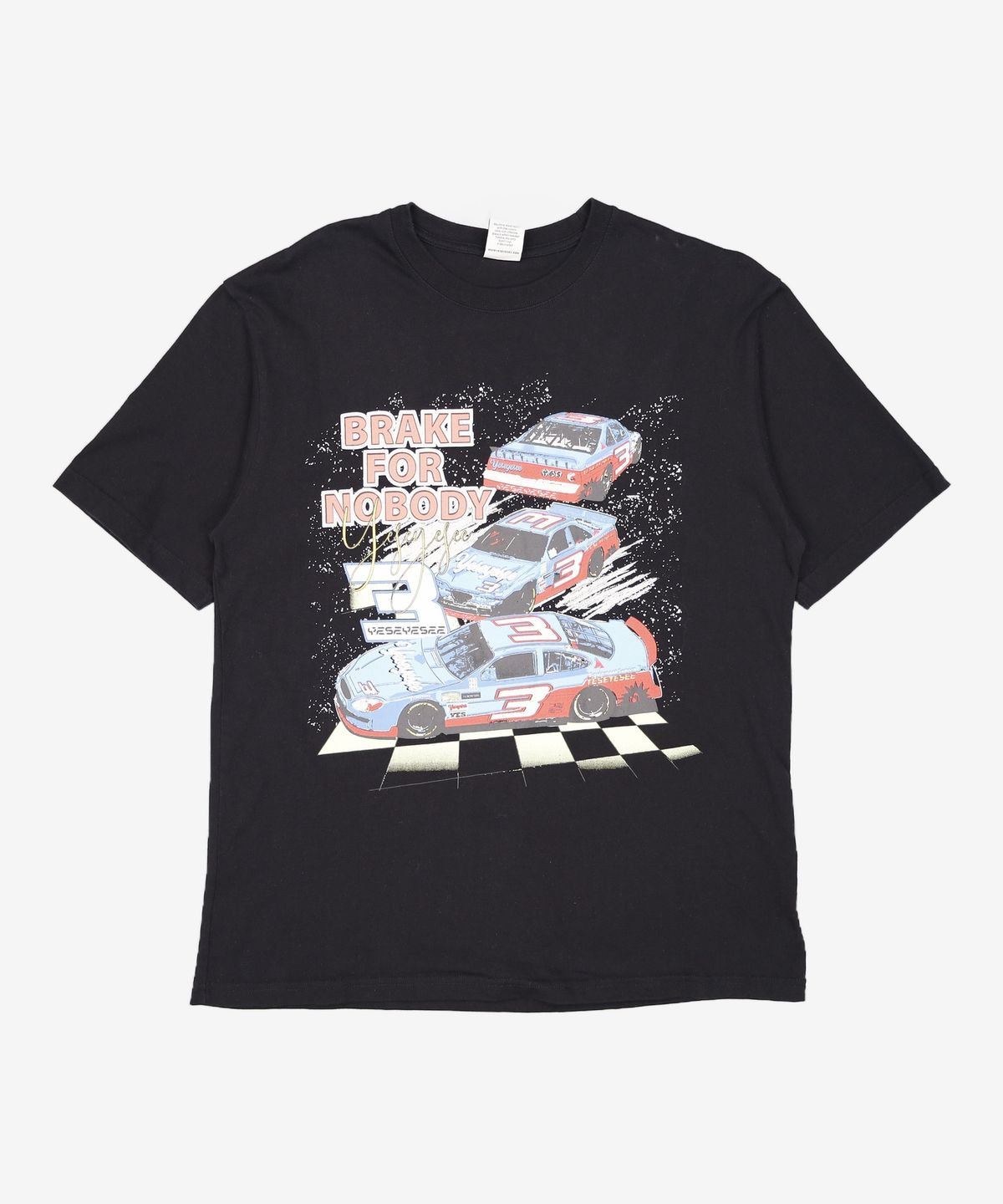 예스아이씨(YESEYESEE) Racing 23 Tee Black L